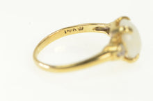 Load image into Gallery viewer, 14K 1950&#39;s Opal CZ Accent Vintage Statement Ring Yellow Gold