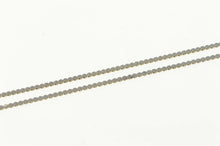 Load image into Gallery viewer, 14K 1.2mm Serpentine Retro Wavy Flat Chain Necklace 15&quot; White Gold