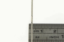 Load image into Gallery viewer, 14K 1.2mm Serpentine Retro Wavy Flat Chain Necklace 15&quot; White Gold