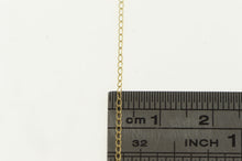 Load image into Gallery viewer, 14K 1.0mm Classic Simple Cable Link Chain Necklace 16&quot; Yellow Gold