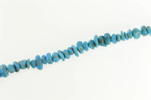 Load image into Gallery viewer, Sterling Silver Native American Navajo Turquoise Beaded Necklace 19&quot;