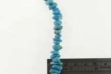 Load image into Gallery viewer, Sterling Silver Native American Navajo Turquoise Beaded Necklace 19&quot;