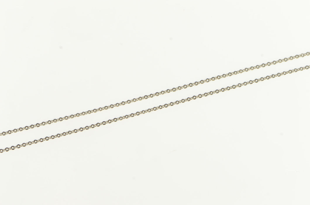 14K 1.1mm Cable Link Classic Simple Chain Necklace 16