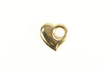 Load image into Gallery viewer, 14K Curvy Heart Puffy Love Symbol Romantic Pendant Yellow Gold