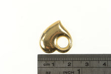 Load image into Gallery viewer, 14K Curvy Heart Puffy Love Symbol Romantic Pendant Yellow Gold