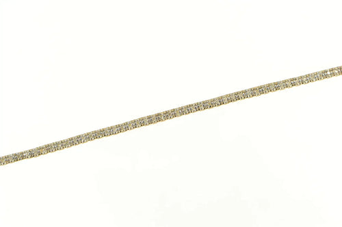 14K 0.30 Ctw Diamond Classic Vintage Chain Necklace 18