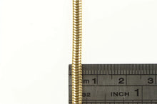 Load image into Gallery viewer, Gold Filled 3.4mm Thick Serpentine Chain Vintage Retro Necklace 18&quot;