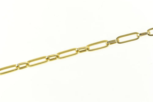 14K 5.0mm Paperclip Link Oval Cable Vintage Chain Necklace 18