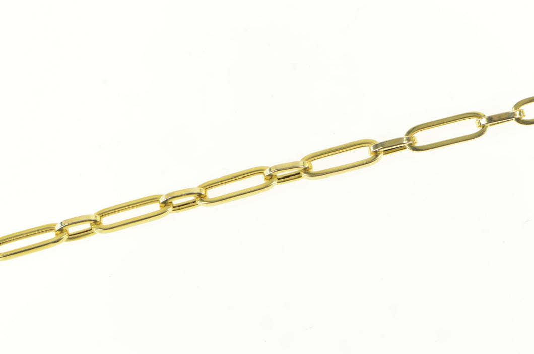 14K 5.0mm Paperclip Link Oval Cable Vintage Chain Necklace 18