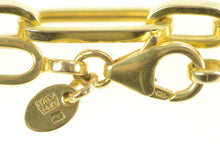 Load image into Gallery viewer, 14K 5.0mm Paperclip Link Oval Cable Vintage Chain Necklace 18&quot; Yellow Gold