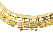 Load image into Gallery viewer, 14K 2.50 Ctw Classic Diamond Vintage Tennis Necklace 16&quot; Yellow Gold