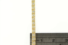 Load image into Gallery viewer, 14K 2.50 Ctw Classic Diamond Vintage Tennis Necklace 16&quot; Yellow Gold
