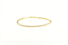 Load image into Gallery viewer, 14K 1.25 Ctw Diamond Classic Tennis Vintage Bracelet 7.5&quot; Yellow Gold