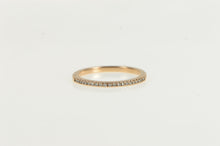 Load image into Gallery viewer, 14K 0.15 Ctw Diamond Classic Wedding Band Ring Rose Gold