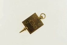 Load image into Gallery viewer, 10K Kappa Beta Phi Engraved Fraternity Greek Charm/Pendant Yellow Gold
