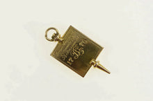Load image into Gallery viewer, 10K Kappa Beta Phi Engraved Fraternity Greek Charm/Pendant Yellow Gold