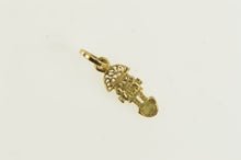 Load image into Gallery viewer, 18K Peruvian Talisman Tribal Figure Charm/Pendant Yellow Gold