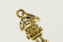 Load image into Gallery viewer, 18K Peruvian Talisman Tribal Figure Charm/Pendant Yellow Gold