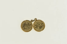 Load image into Gallery viewer, 14K 1980 South African Krugerrand Mini Coin Charm/Pendant Yellow Gold