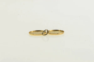 14K 1980 South African Krugerrand Mini Coin Charm/Pendant Yellow Gold