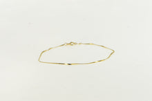 Load image into Gallery viewer, 14K 1.0mm Herringbone Vintage Chain Link Necklace 7&quot; Yellow Gold