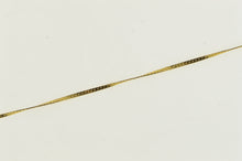 Load image into Gallery viewer, 14K 1.0mm Herringbone Vintage Chain Link Necklace 7&quot; Yellow Gold