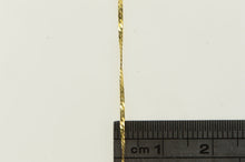 Load image into Gallery viewer, 14K 1.0mm Herringbone Vintage Chain Link Necklace 7&quot; Yellow Gold