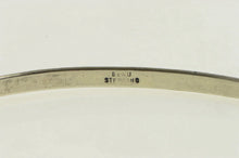 Load image into Gallery viewer, Sterling Silver 3.0mm Scroll Pattern Vintage Bangle Bracelet 7.5&quot;