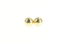 Load image into Gallery viewer, 14K 7.8mm Round Domed Classic Sphere Stud Earrings Yellow Gold