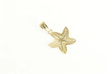 Load image into Gallery viewer, 14K Ornate Filigree Sea Star Fish Ocean Beach Charm/Pendant Yellow Gold