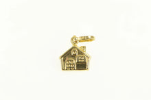 Load image into Gallery viewer, 14K Puffy 3D House Home Sweet Home Charm/Pendant Yellow Gold