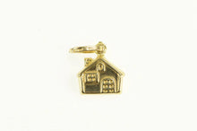 Load image into Gallery viewer, 14K Puffy 3D House Home Sweet Home Charm/Pendant Yellow Gold