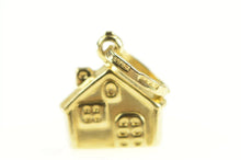 Load image into Gallery viewer, 14K Puffy 3D House Home Sweet Home Charm/Pendant Yellow Gold