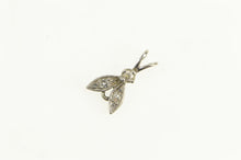 Load image into Gallery viewer, 14K 1950&#39;s Diamond Leaf Design Vintage Pendant White Gold