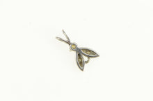 Load image into Gallery viewer, 14K 1950&#39;s Diamond Leaf Design Vintage Pendant White Gold
