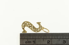 Load image into Gallery viewer, 14K S Filigree Initial Monogram Name Letter Charm/Pendant Yellow Gold