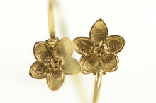 Load image into Gallery viewer, 14K Plumeria Tropical Flower Statement Bypass Ring Yellow Gold
