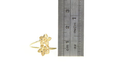 Load image into Gallery viewer, 14K Plumeria Tropical Flower Statement Bypass Ring Yellow Gold