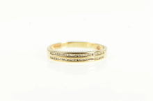 Load image into Gallery viewer, 10K Diamond Classic Channel Wedding Band Ring Yellow Gold