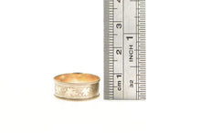 Load image into Gallery viewer, 10K 7.3mm 1940&#39;s Engraved Scroll Wedding Band Ring Yellow Gold