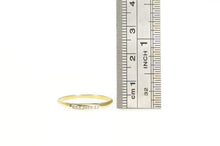 Load image into Gallery viewer, 14K Classic Diamond Vintage Wedding Band Ring Yellow Gold