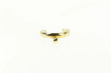 Load image into Gallery viewer, 14K Dangle Charm Round CZ Adjustable Band Ring Yellow Gold