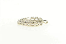 Load image into Gallery viewer, 14K 0.50 Ctw 1950&#39;s Diamond Heart Love Symbol Pendant White Gold
