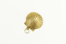 Load image into Gallery viewer, 14K 3D Scallop Sea Shell Beach Ocean Vintage Charm/Pendant Yellow Gold
