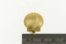 Load image into Gallery viewer, 14K 3D Scallop Sea Shell Beach Ocean Vintage Charm/Pendant Yellow Gold