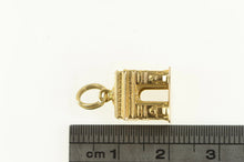 Load image into Gallery viewer, 14K Arc de Triomphe Paris Landmark Souvenir Charm/Pendant Yellow Gold