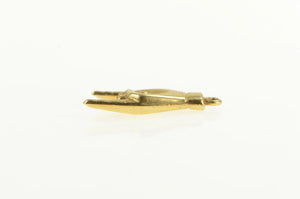 14K 3D Horns Rock & Roll Hand Sign Symbol Charm/Pendant Yellow Gold