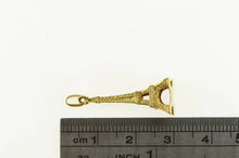 Load image into Gallery viewer, 14K 3D Eiffel Tower Paris Landmark Souvenir Charm/Pendant Yellow Gold
