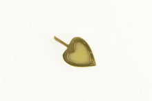 Load image into Gallery viewer, 18K Vintage Carnelian Inlay Heart Love Symbol Pendant Yellow Gold