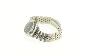 Rolex Oyster Perpetual 26mm Model 6618 Black Dial Women's Watch
